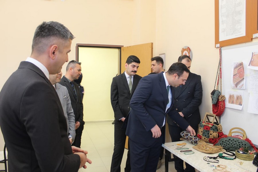 Kaymakam ŞAHİN, Cezaevinde Verilen Kursları Ziyaret Etti